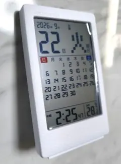 ADESSO デジタル卓上カレンダー 時計 温度表示 アデッソ