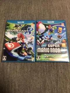 WiiU マリオカート8 & New スーパーマリオブラザーズ U セット 美品