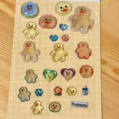 おすそ分け うるちゅるPOPシール MEGA mojojojo ひよこ 鳥