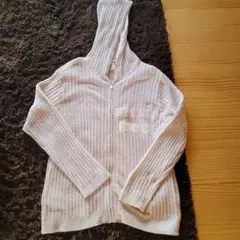 ジェラートピケ ロゴ入りパーカー