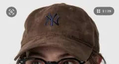 【別注】＜NEW ERA＞スエードライク ロゴ キャップ