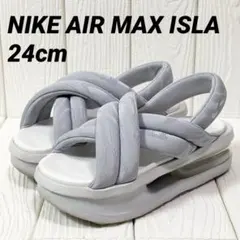 ナイキ エアマックスアイラ 24cm ウルフグレー スポサン 厚底サンダルのサムネイル