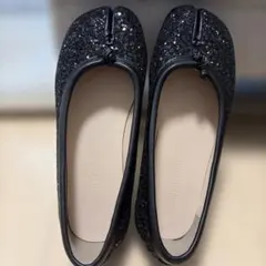 MAISON BREEZE 足袋バレエシューズ グリッター ブラックのサムネイル