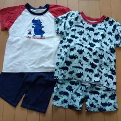 恐竜と動物柄130パジャマセット