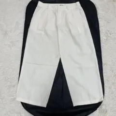 ♡美品♡ evameva エヴァムエヴァ　パンツ　スラックス　クロップド　麻