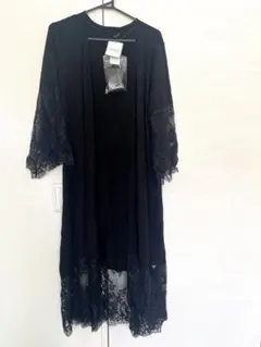 新品未使用　PJ bysalon ブラックレースネグリジェ