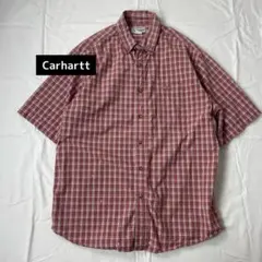 00s ヴィンテージ Carhartt チェック 半袖シャツ ボタンダウンシャツのサムネイル
