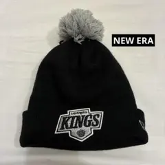 1*q様 【新品未使用】 NEW ERA ロサンゼルス・キングス　ポンポンニット