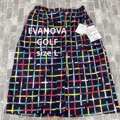 K363♪ 新品EVANOVA GOLF 雨の日用巻きスカート　Lのサムネイル