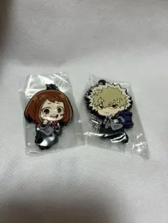 僕のヒーローアカデミア　ヒロアカ　爆豪勝己・麗日お茶子 ラバーマスコット