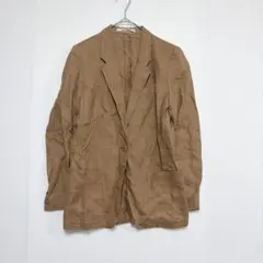 Le Ciel Bleu リネン100% テーラードジャケット ブラウン