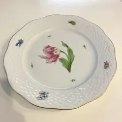 Y3540-4 ベーシックフラワー 3つ花 プレート 皿 直径18㎝ EE - メルカリ