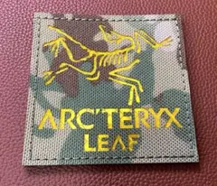 ARC'TERYX LEAF カモフラージュイエロー反射パッチワッペン ベルクロ