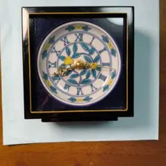 香蘭社の渕地黒絵 花鳥紋時計 - メルカリ