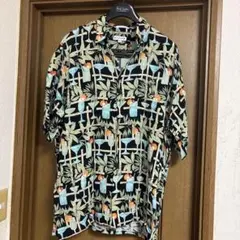 pierre cardin カクテル柄 シャツ　XLのサムネイル