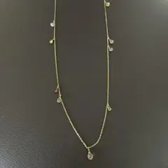 アガット　天然石　ロングネックレス