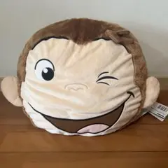 おさるのジョージ プレミアムフェイスクッション 〜ウインク〜