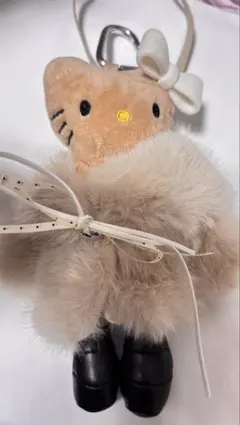 ハローキティ キティ ぬいぐるみ スタイルアップマスコット ギャル 足長 ファー