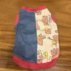 クマ柄犬服