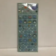 正規品　ドロップブロックシール　ふわふわうみのなかまたち　タイルシール