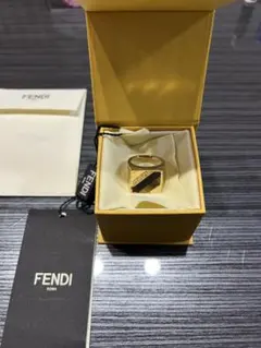 FENDI シグネットリング ゴールド サイズL
