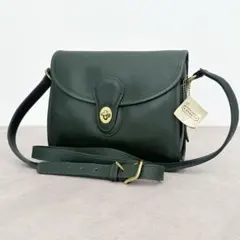 【タグ付き】オールドコーチ OLDCOACH ショルダーバッグ ターンロック 緑