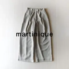 美品 マルティニーク 2,5万 リネンライク ワイドパンツ martinique
