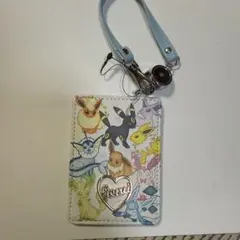 ポケモン イーブイフレンズ パスケース 定期入れ リール付き