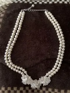 服屋さんにあったパールネックレス 2個セット