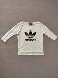 adidas アディダス ロゴカットソー Tシャツ L