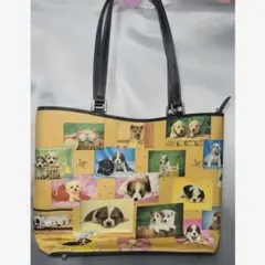 ★子犬プリント トートバッグ★