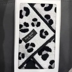 ケイトスペード　タオルハンカチ　　　　レオパード　ハンドタオル