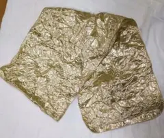 流行りの人気ゴールドシワ加工帯揚げ