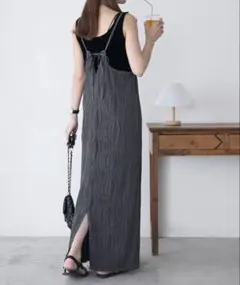 &her and her アンドハー washer cami dress - メルカリ