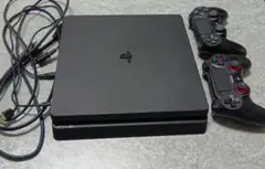 PS4 本体 コントローラ２つ セット 500GBスリム【動作確認・初期化済み】