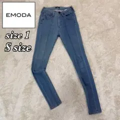 EMODA エモダ スキニーデニム ライトブルー 美脚 ストレッチ y2k Sのサムネイル