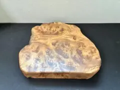 天然木瘤材【唐木玉楠】敷板☆花台 ・飾り台・置物台・木彫り・盆栽台