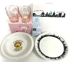 ミスド　ミスタードーナツ　ガラスコップ　お皿　プレート　ダスキン　まとめ売り