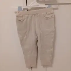 ベージュ ポケット付き パンツ 90