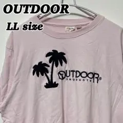 OUTDOOR アウトドア Tシャツ 半袖 ビンテージ ロゴ ピンク 【LL】のサムネイル