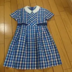 FAMILIAR チェック柄 ワンピース 110