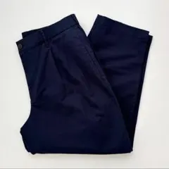 【00s】美品 GAP 2タックチノ ネイビー W36