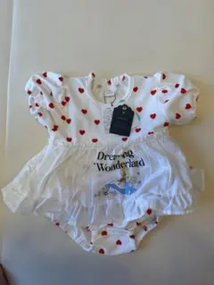 *新品未使用タグ付*cottoliアリスロンパース　70cm