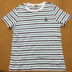 ミキハウス　MIKI HOUSE ボーダー柄　半袖Tシャツ　ＬＳ