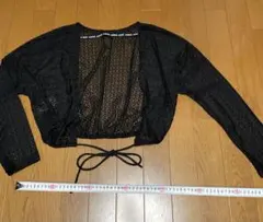 AUMNIE ヨガウェア ボレロ ブラック　Sサイズのサムネイル