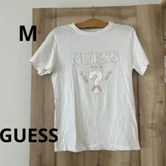 GUESS ホワイト メンズTシャツ　Mサイズ