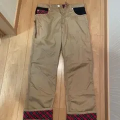 値下げ交渉大歓迎！！ ベージュ チノパン Mサイズ チェック柄