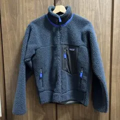【美品】patagonia フリースジャケット ネイビー　レトロX XS