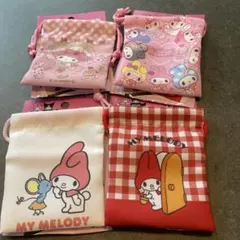 マイメロディ プチ巾着4枚セット　50周年