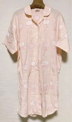 サッカー生地ズボン付　丈長めパジャマ